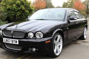 Arriving January. A Beautiful LHD 2008/08 Jaguar XJ 4.2 "Super V8" Supercharged Sovereign, Petrol, X358 "Final Edition", 400BHP Supercharged, LEFT HAND DRIVE, ULEZ FREE, Only 99,000 kms From New.