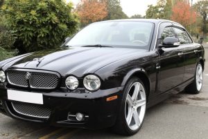 Arriving January. A Beautiful LHD 2008/08 Jaguar XJ 4.2 "Super V8" Supercharged Sovereign, Petrol, X358 "Final Edition", 400BHP Supercharged, LEFT HAND DRIVE, ULEZ FREE, Only 99,000 kms From New.